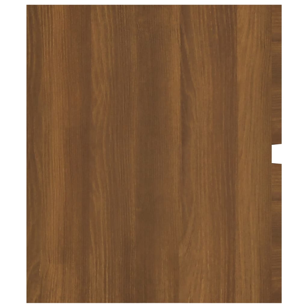 vidaXL Dulap chiuvetă, stejar maro, 100x38,5x45 cm, lemn prelucrat vidaXL Dulap chiuvetă, stejar maro, 100x38,5x45 cm, lemn prelucrat