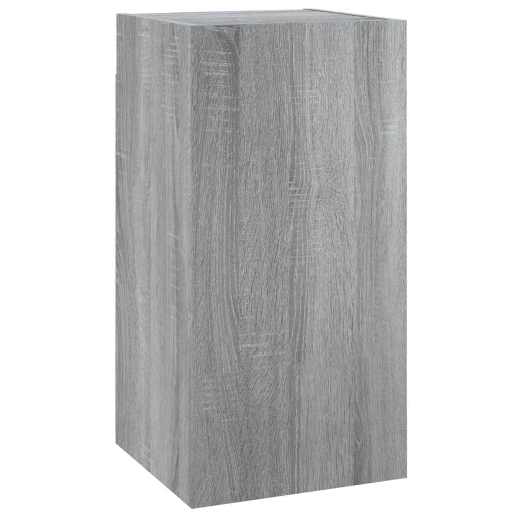 vidaXL Comodă TV, gri sonoma, 30,5x30x60 cm, lemn prelucrat vidaXL Comodă TV, gri sonoma, 30,5x30x60 cm, lemn prelucrat