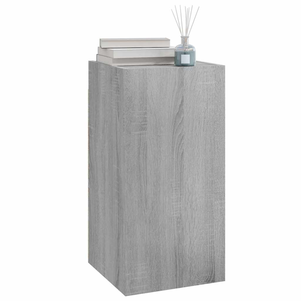 vidaXL Comodă TV, gri sonoma, 30,5x30x60 cm, lemn prelucrat vidaXL Comodă TV, gri sonoma, 30,5x30x60 cm, lemn prelucrat