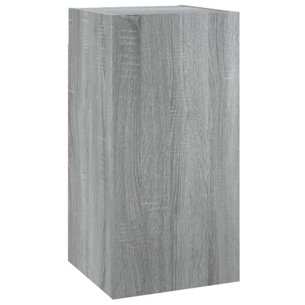 vidaXL Comode TV, 2 buc., gri sonoma, 30,5x30x60 cm, lemn prelucrat
