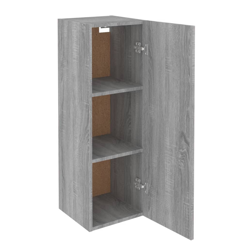 vidaXL Comodă TV, gri sonoma, 30,5x30x90 cm, lemn prelucrat vidaXL Comodă TV, gri sonoma, 30,5x30x90 cm, lemn prelucrat