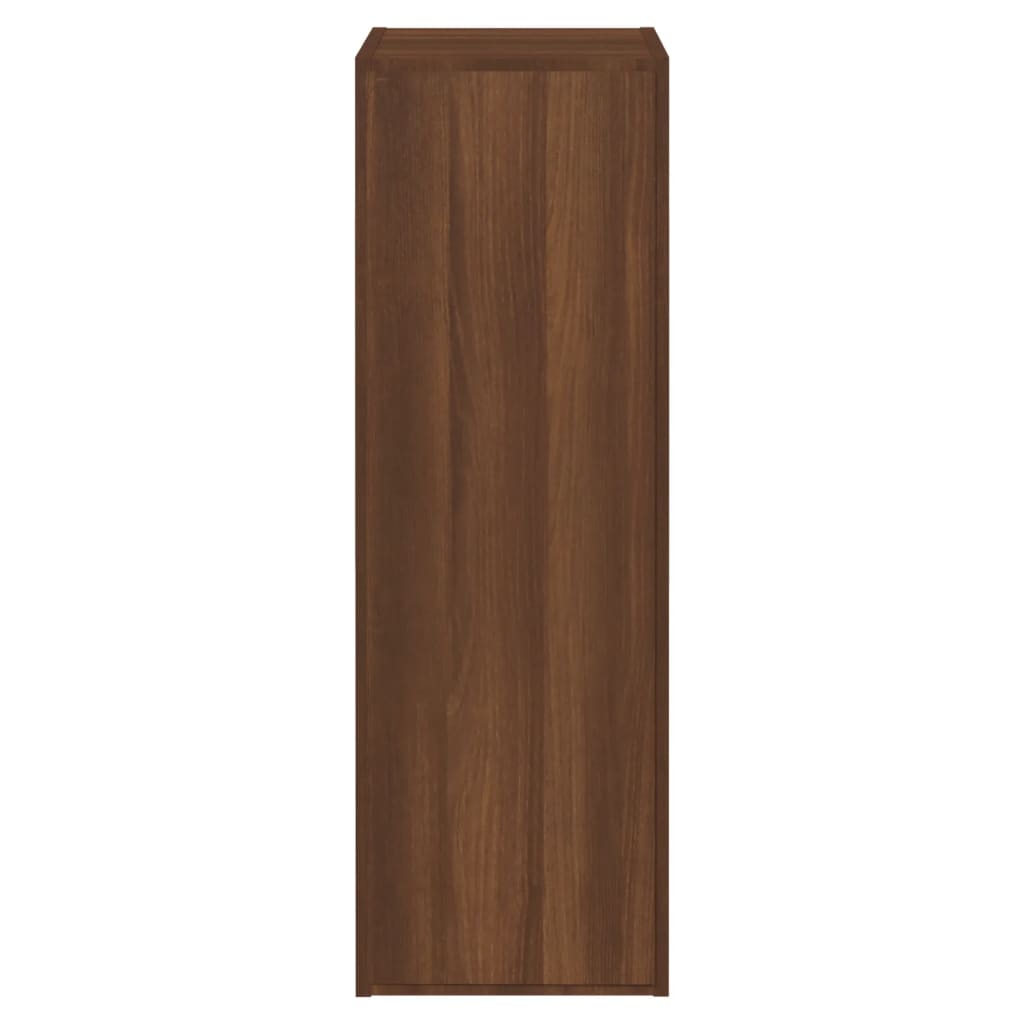 vidaXL Comode TV, 2 buc., stejar maro, 30,5x30x90 cm lemn prelucrat