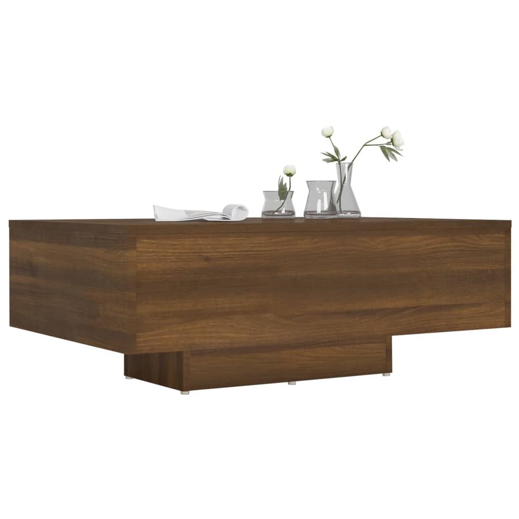 vidaXL Măsuță de cafea, stejar maro, 85x55x31 cm, lemn prelucrat vidaXL Măsuță de cafea, stejar maro, 85x55x31 cm, lemn prelucrat