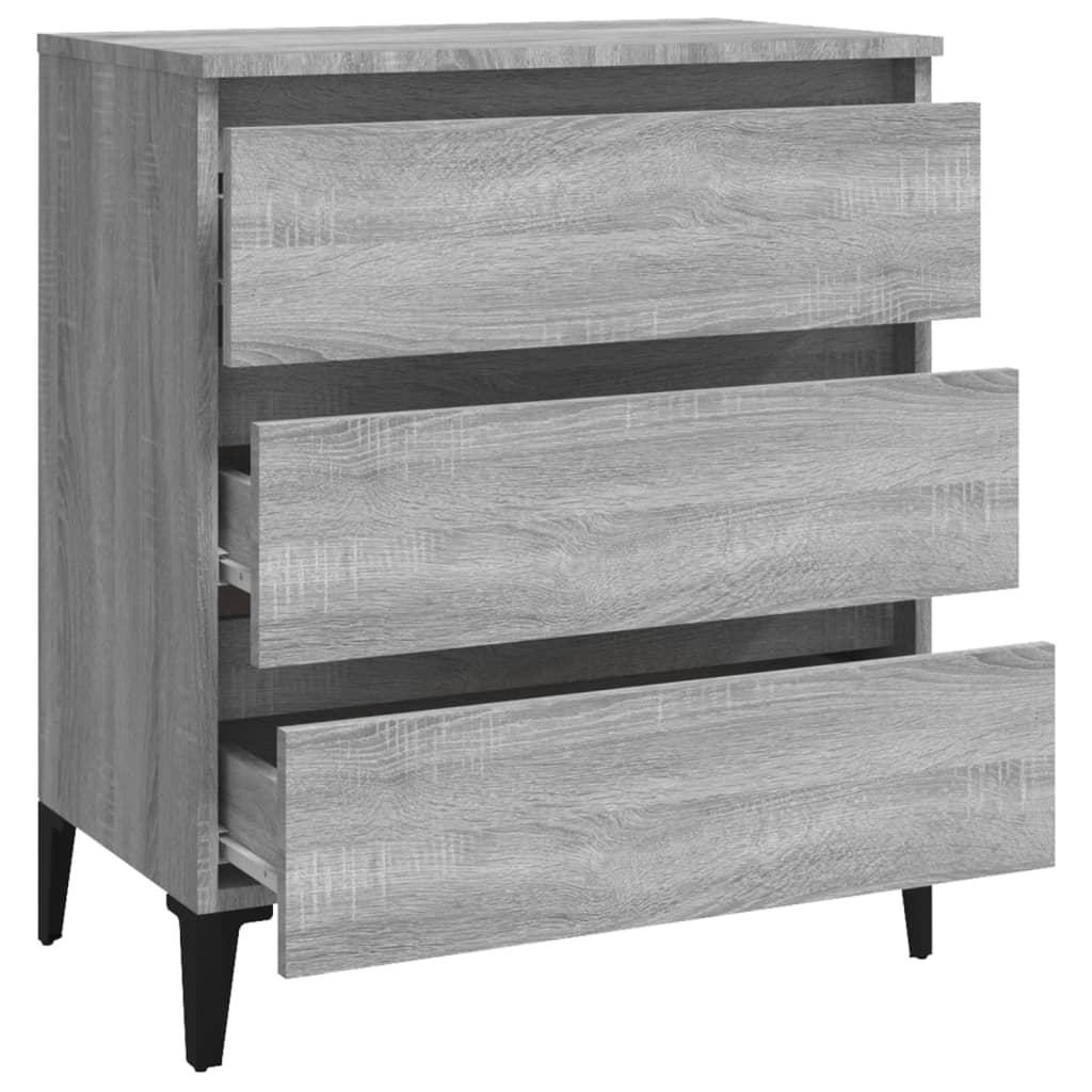 vidaXL Dulap, sonoma gri, 60x35x69 cm, lemn compozit