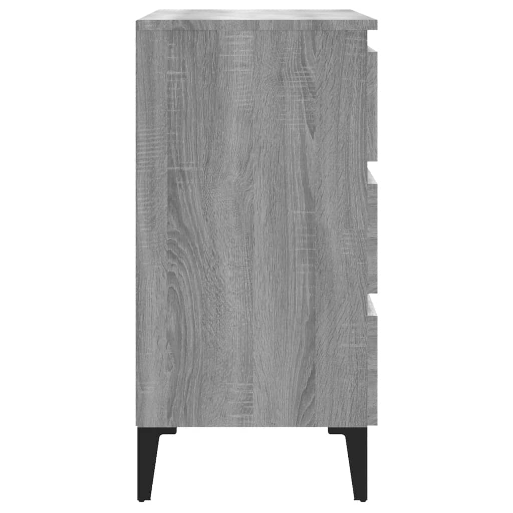 vidaXL Dulap, sonoma gri, 60x35x69 cm, lemn compozit