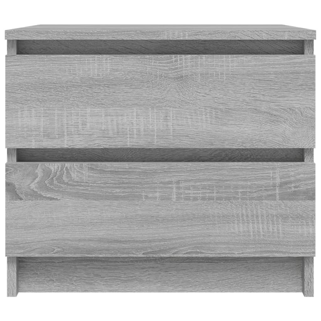 vidaXL Noptiere, 2 buc., gri sonoma, 50x39x43,5 cm, lemn prelucrat vidaXL Noptiere, 2 buc., gri sonoma, 50x39x43,5 cm, lemn prelucrat