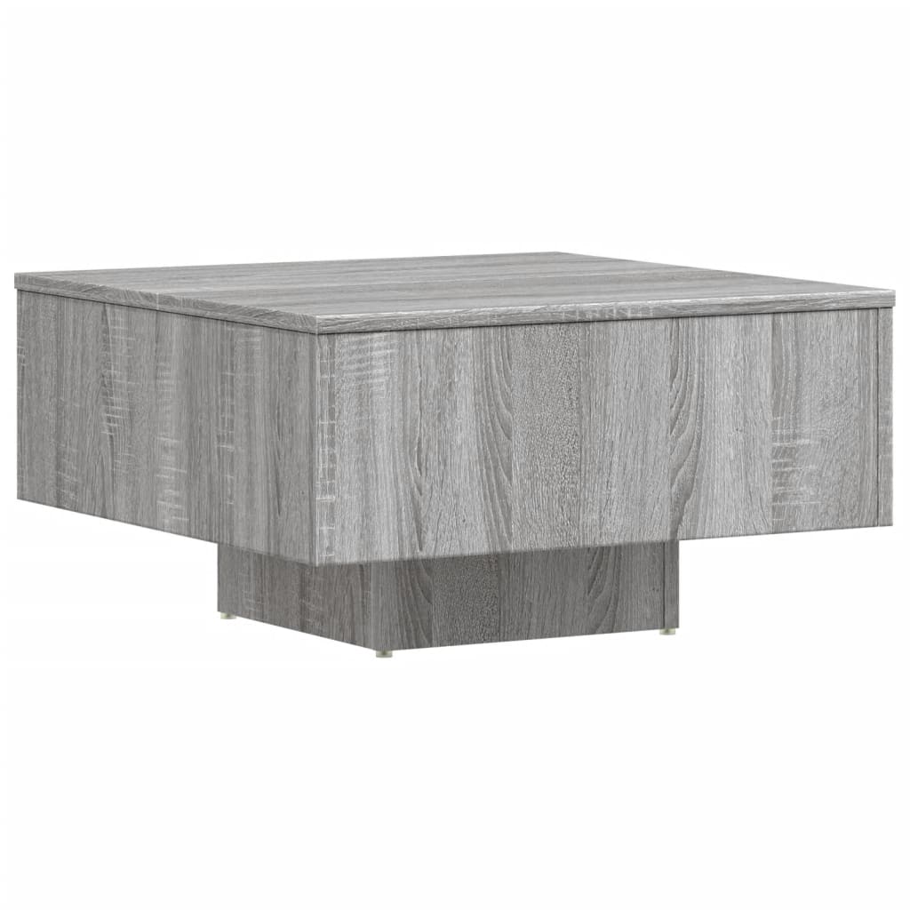 vidaXL Măsuță de cafea, gri sonoma, 60x60x31,5 cm, lemn prelucrat vidaXL Măsuță de cafea, gri sonoma, 60x60x31,5 cm, lemn prelucrat