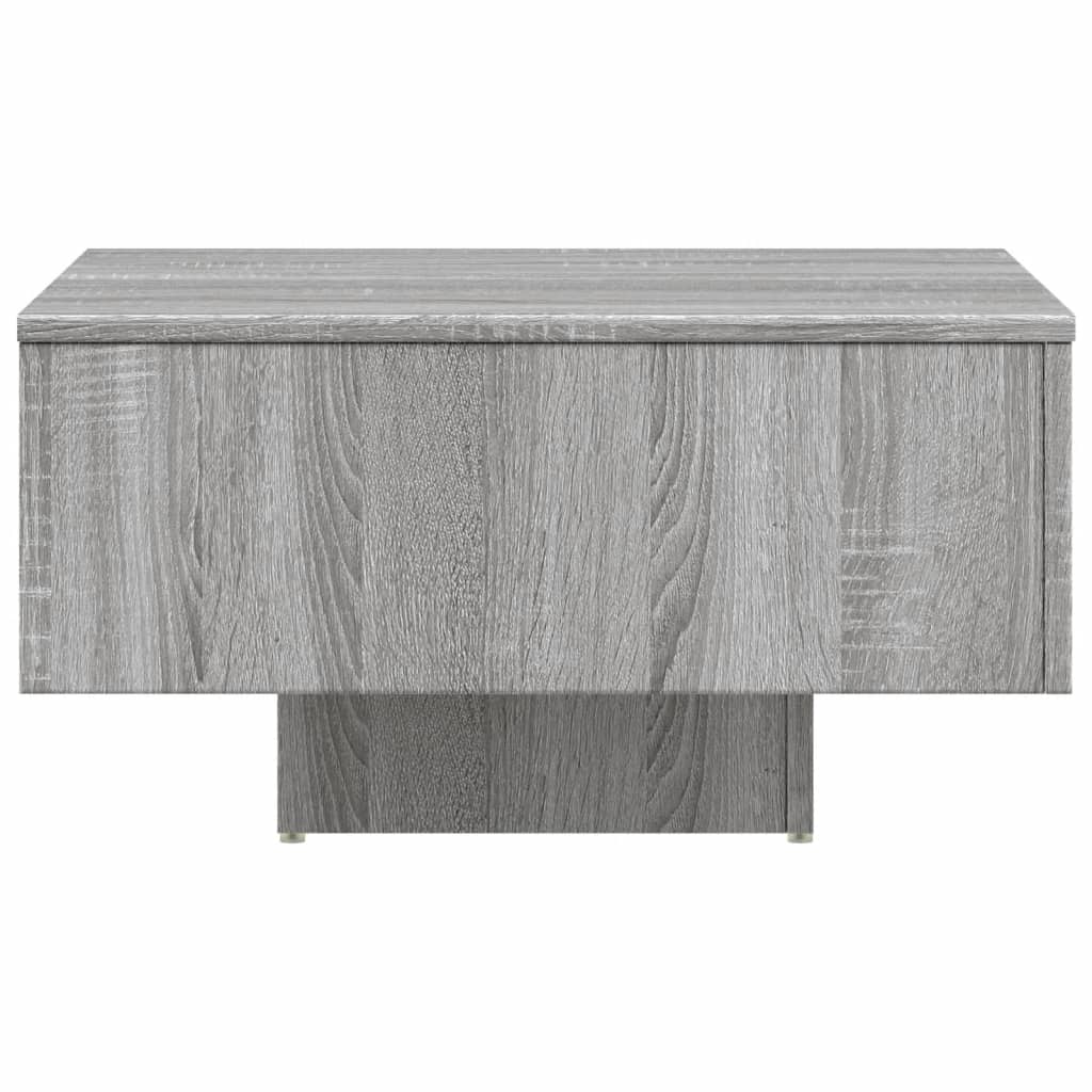 vidaXL Măsuță de cafea, gri sonoma, 60x60x31,5 cm, lemn prelucrat vidaXL Măsuță de cafea, gri sonoma, 60x60x31,5 cm, lemn prelucrat