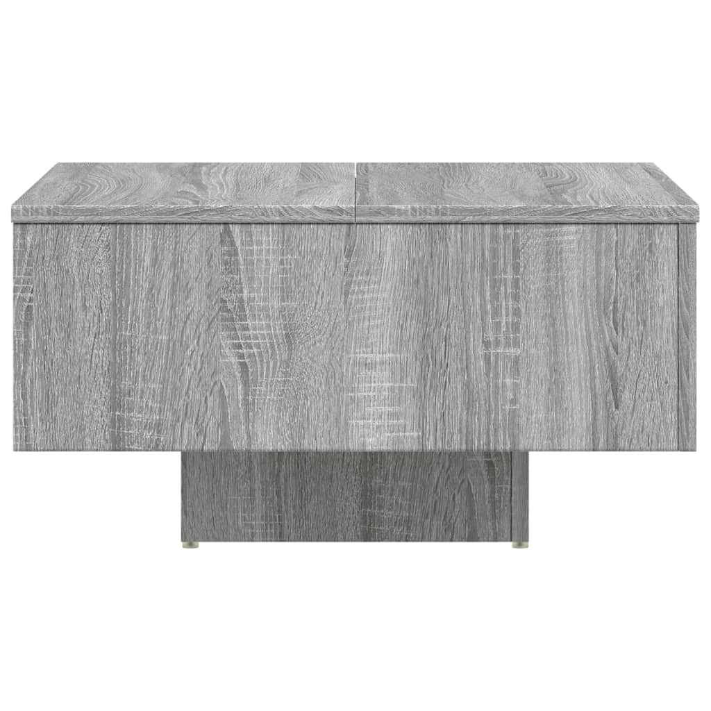 vidaXL Măsuță de cafea, gri sonoma, 60x60x31,5 cm, lemn prelucrat vidaXL Măsuță de cafea, gri sonoma, 60x60x31,5 cm, lemn prelucrat