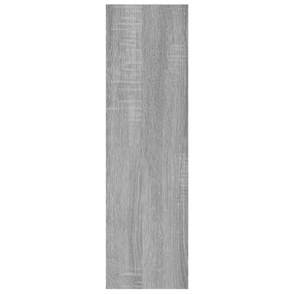 vidaXL Raft de perete, sonoma gri, 75x16x55 cm, lemn compozit vidaXL Raft de perete, sonoma gri, 75x16x55 cm, lemn compozit