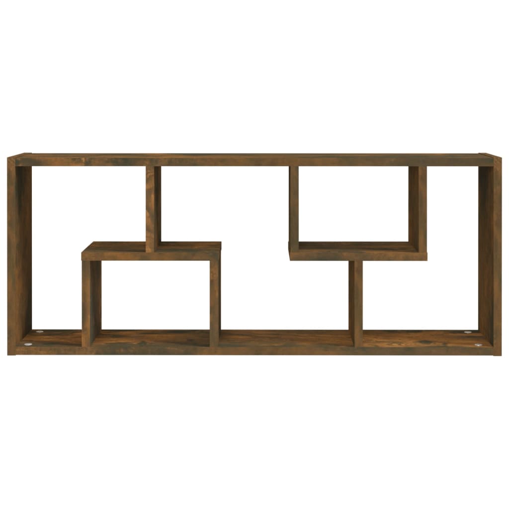 vidaXL Raft de perete, stejar fumuriu, 36x16x90 cm, lemn prelucrat vidaXL Raft de perete, stejar fumuriu, 36x16x90 cm, lemn prelucrat
