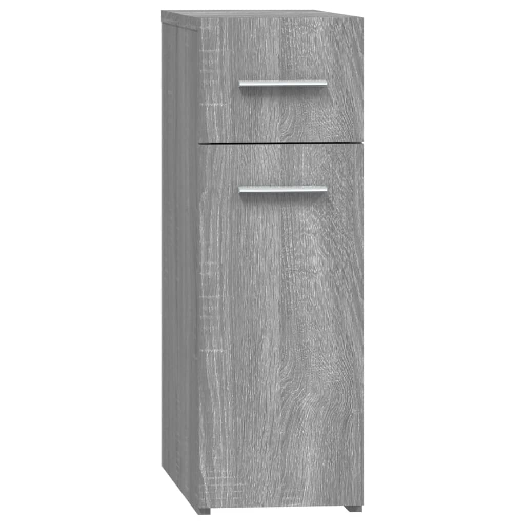 vidaXL Dulap de farmacie, sonoma gri, 20x45,5x60 cm, lemn prelucrat