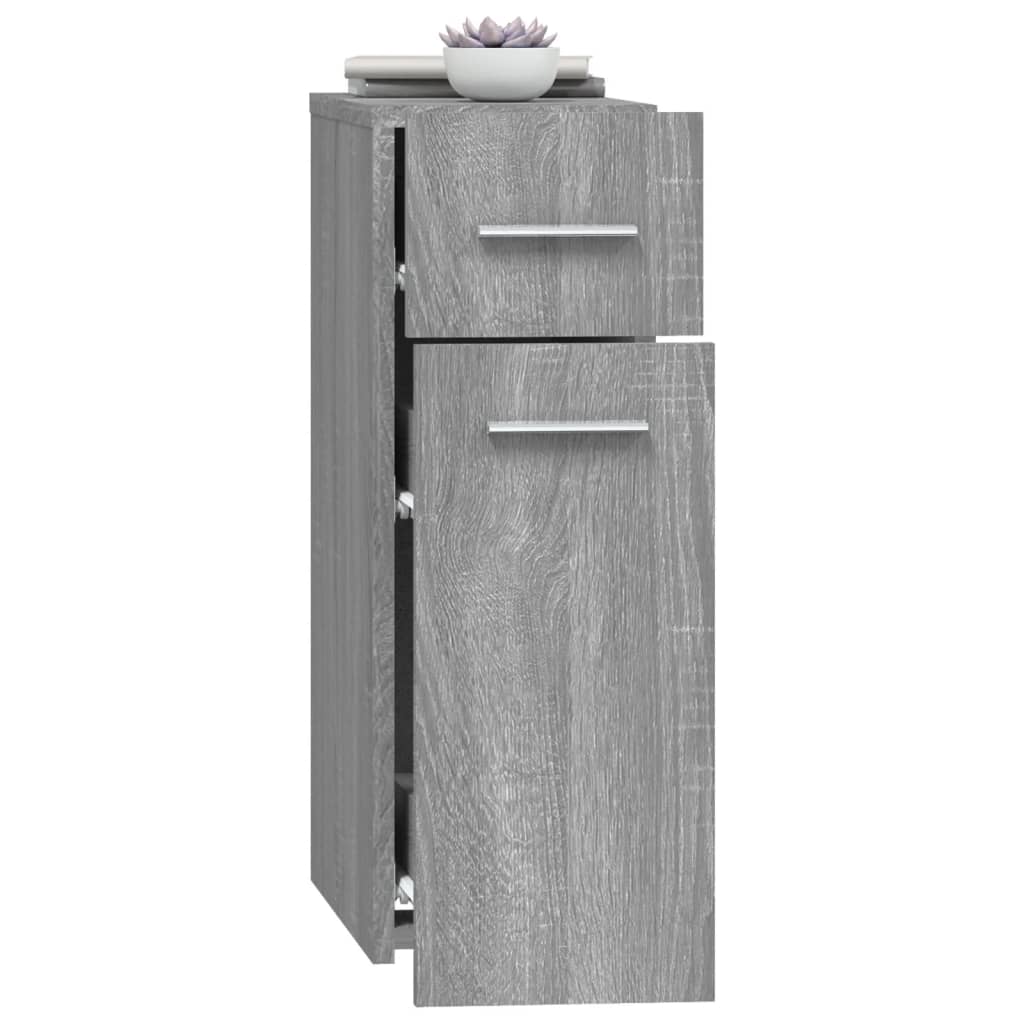 vidaXL Dulap de farmacie, sonoma gri, 20x45,5x60 cm, lemn prelucrat