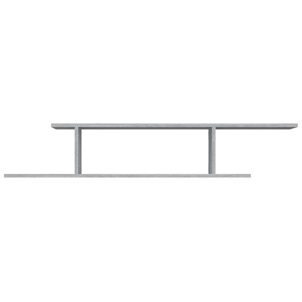 vidaXL Raft TV montat pe perete gri sonoma 125x18x23 cm lemn vidaXL Raft TV montat pe perete gri sonoma 125x18x23 cm lemn