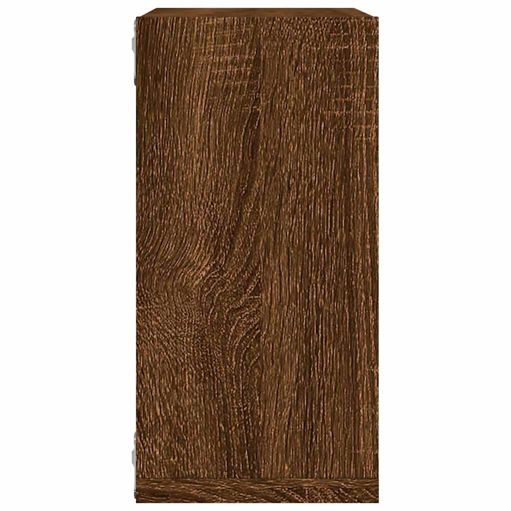 vidaXL Rafturi cuburi de perete 4 buc Stejar maro 30x15x30 cm vidaXL Rafturi cuburi de perete 4 buc Stejar maro 30x15x30 cm