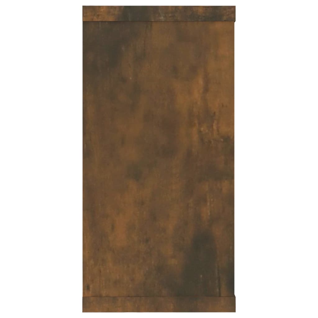 vidaXL Rafturi de perete cub, 4 buc., stejar fumuriu 100x15x30 cm lemn vidaXL Rafturi de perete cub, 4 buc., stejar fumuriu 100x15x30 cm lemn