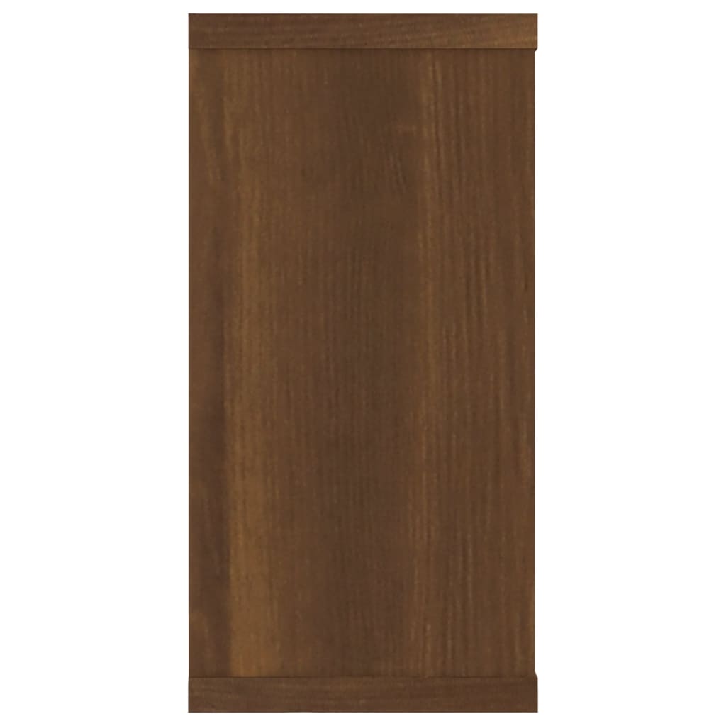 vidaXL Rafturi de perete cub, 2 buc., stejar maro 100x15x30 cm lemn vidaXL Rafturi de perete cub, 2 buc., stejar maro 100x15x30 cm lemn