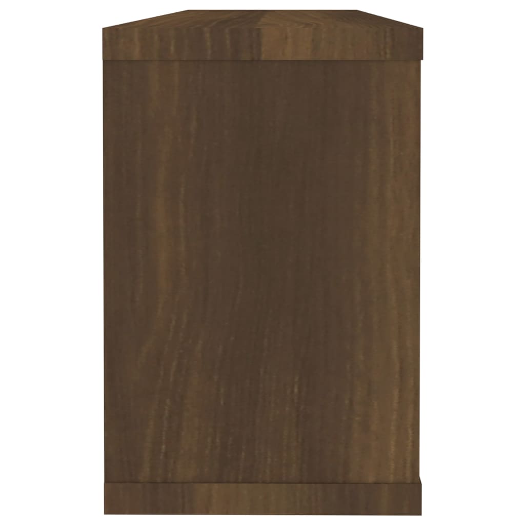 vidaXL Rafturi de perete cub, 4 buc., stejar maro, 60x15x23 cm, lemn vidaXL Rafturi de perete cub, 4 buc., stejar maro, 60x15x23 cm, lemn