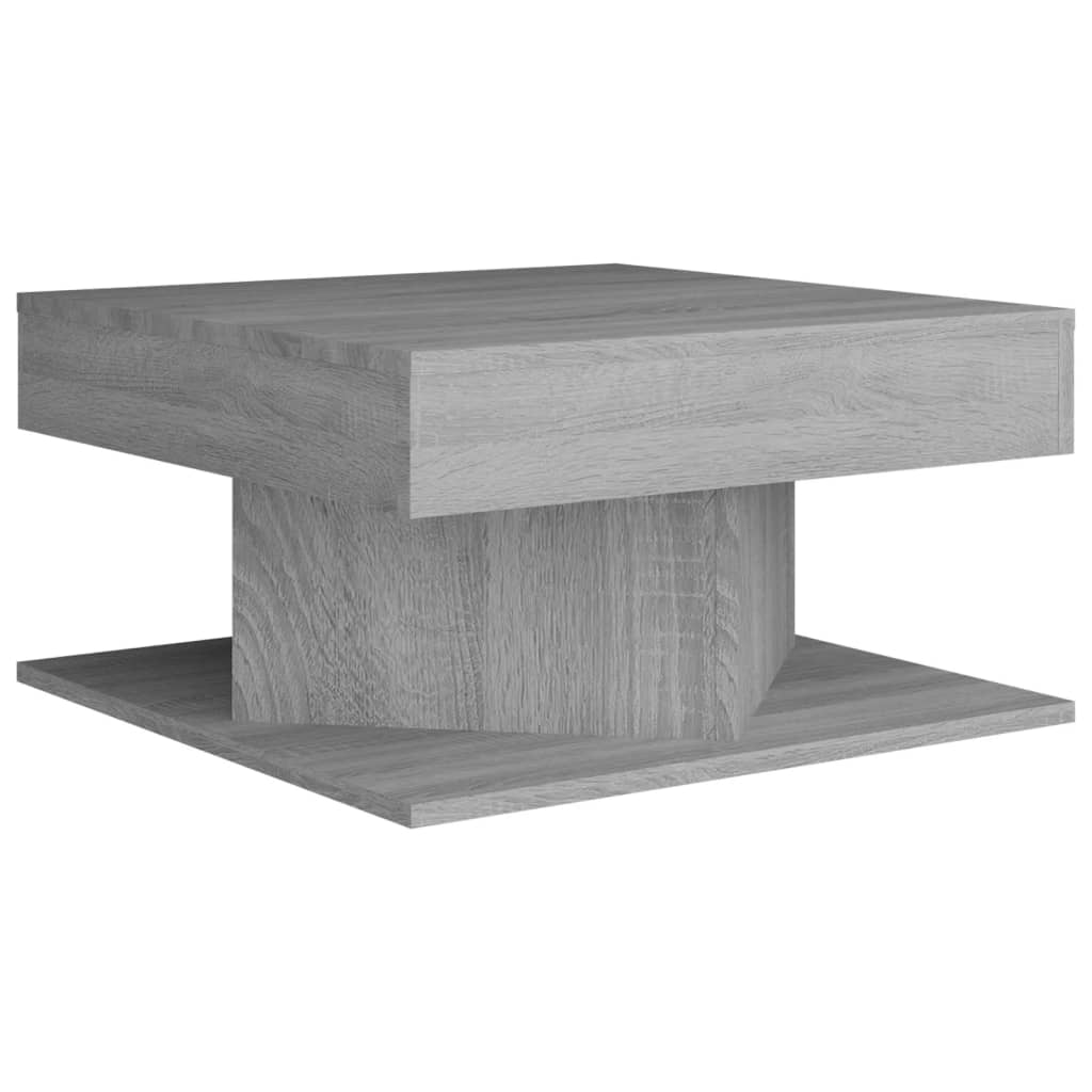 vidaXL Măsuță de cafea, gri sonoma, 57x57x30 cm, lemn prelucrat vidaXL Măsuță de cafea, gri sonoma, 57x57x30 cm, lemn prelucrat