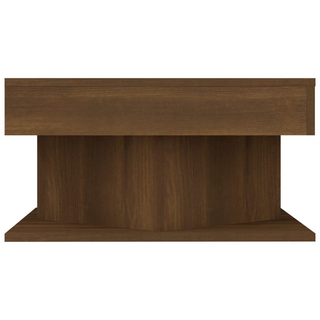 vidaXL Măsuță de cafea, stejar maro, 57x57x30 cm, lemn prelucrat vidaXL Măsuță de cafea, stejar maro, 57x57x30 cm, lemn prelucrat