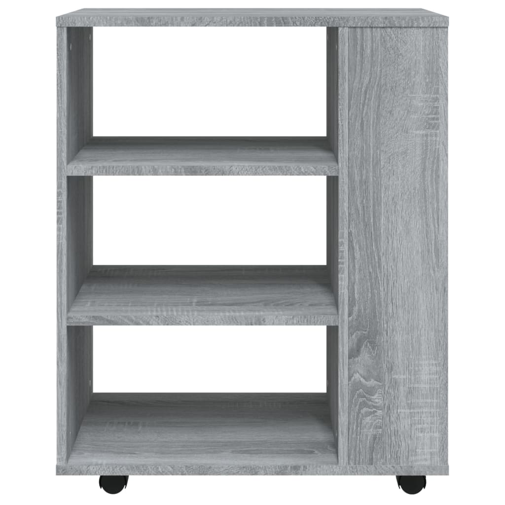 vidaXL Dulap cu roți, gri sonoma, 60x35x75 cm, lemn prelucrat vidaXL Dulap cu roți, gri sonoma, 60x35x75 cm, lemn prelucrat