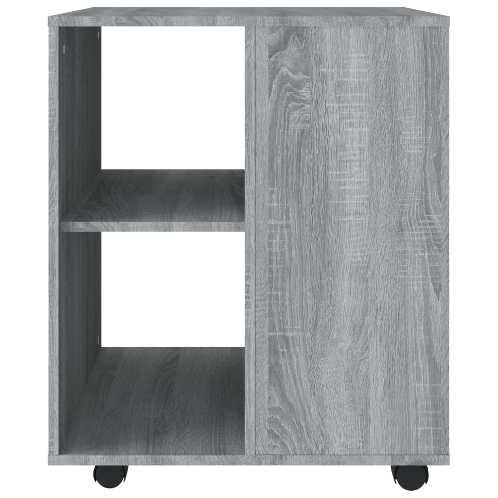 vidaXL Dulap cu roți, gri sonoma, 60x53x72 cm, lemn prelucrat vidaXL Dulap cu roți, gri sonoma, 60x53x72 cm, lemn prelucrat