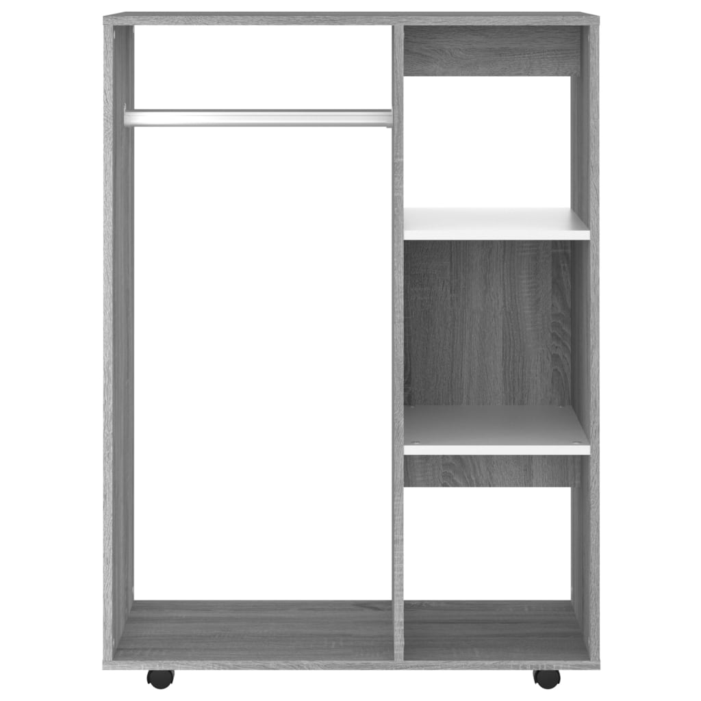 vidaXL Șifonier, gri sonoma, 80x40x110 cm, lemn prelucrat vidaXL Șifonier, gri sonoma, 80x40x110 cm, lemn prelucrat