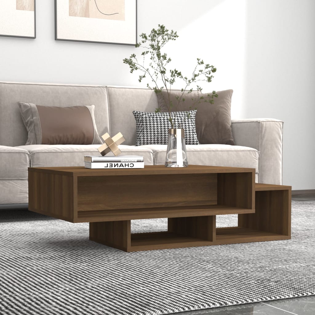 vidaXL Măsuță de cafea, stejar maro, 105x55x32 cm, stejar maro vidaXL Măsuță de cafea, stejar maro, 105x55x32 cm, stejar maro