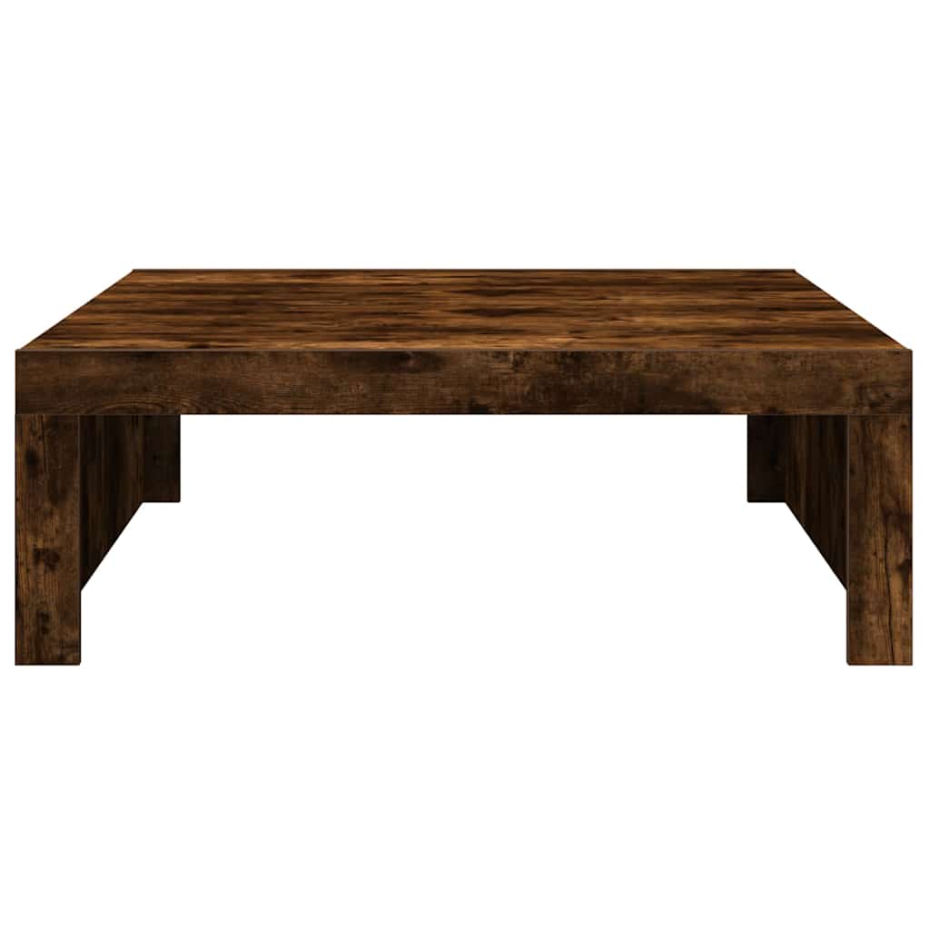 vidaXL Măsuță de cafea, stejar fumuriu, 100x100x35 cm, lemn prelucrat vidaXL Măsuță de cafea, stejar fumuriu, 100x100x35 cm, lemn prelucrat