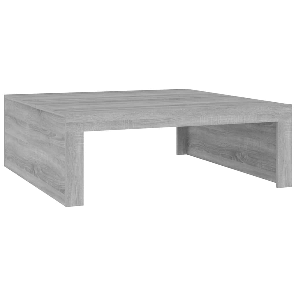 vidaXL Măsuță de cafea, gri sonoma, 100x100x35 cm, lemn prelucrat vidaXL Măsuță de cafea, gri sonoma, 100x100x35 cm, lemn prelucrat