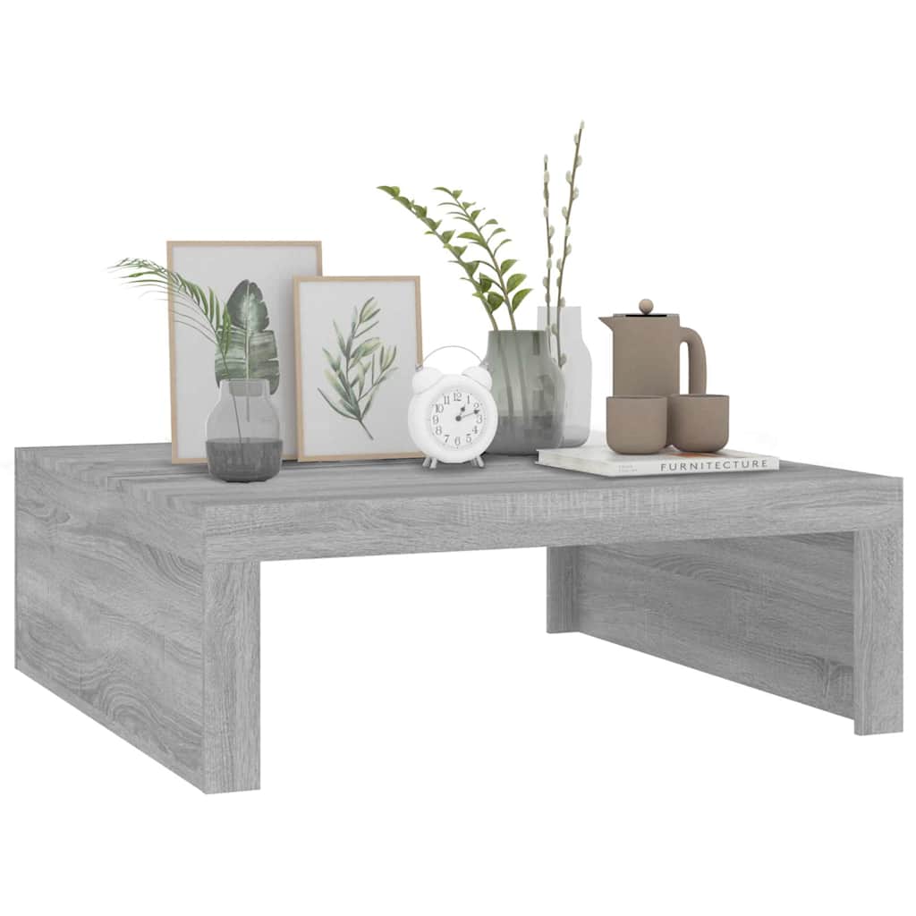 vidaXL Măsuță de cafea, gri sonoma, 100x100x35 cm, lemn prelucrat vidaXL Măsuță de cafea, gri sonoma, 100x100x35 cm, lemn prelucrat
