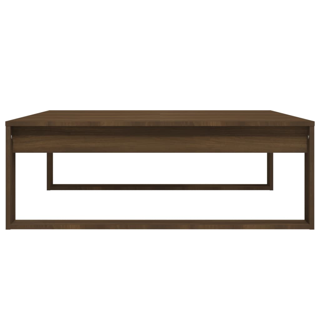 vidaXL Măsuță de cafea, stejar maro, 100x100x35 cm, lemn prelucrat vidaXL Măsuță de cafea, stejar maro, 100x100x35 cm, lemn prelucrat