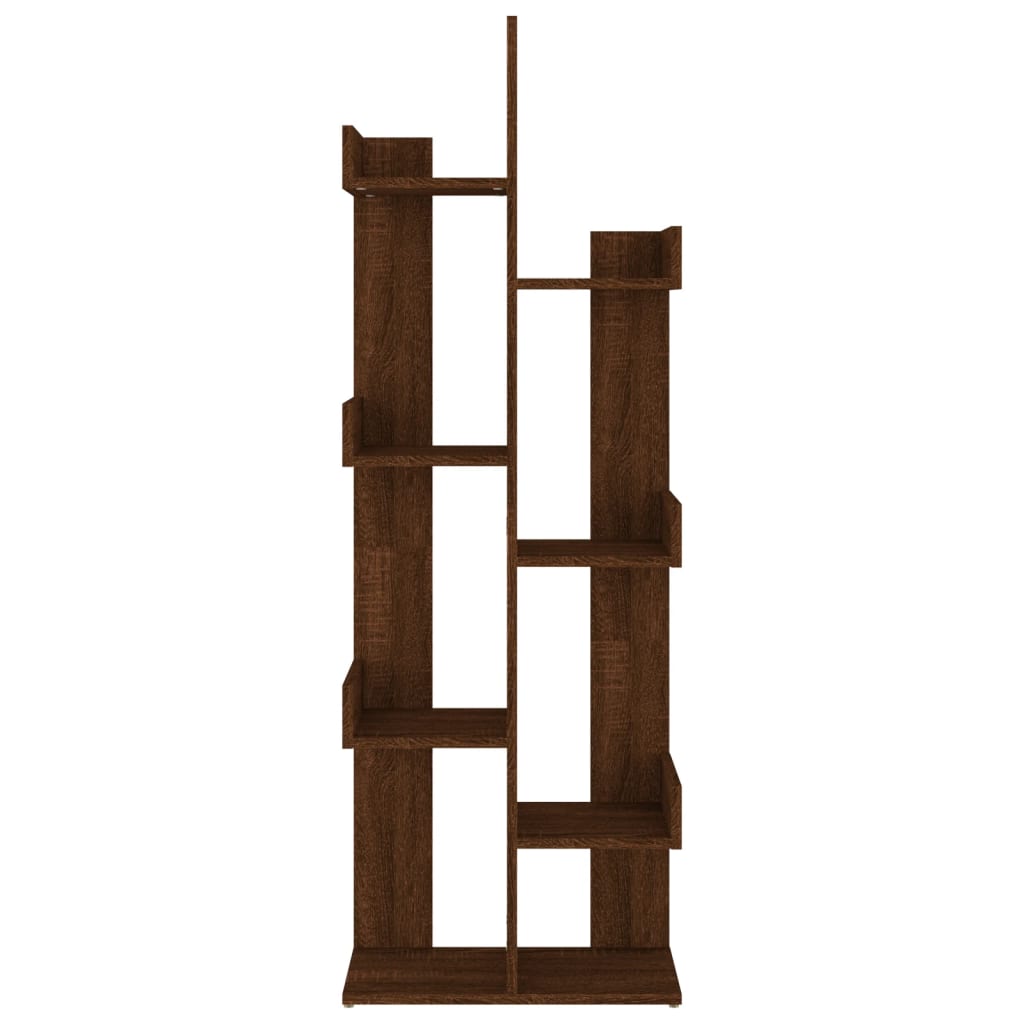 vidaXL Bibliotecă, stejar maro, 48x25,5x140 cm, lemn prelucrat vidaXL Bibliotecă, stejar maro, 48x25,5x140 cm, lemn prelucrat