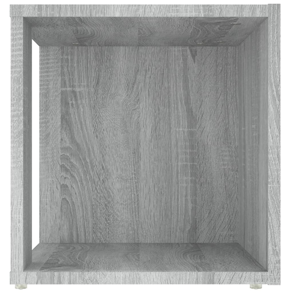 vidaXL Măsuță laterală, sonoma gri, 33x33x34,5 cm, lemn prelucrat vidaXL Măsuță laterală, sonoma gri, 33x33x34,5 cm, lemn prelucrat