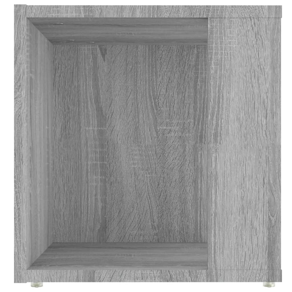 vidaXL Măsuță laterală, sonoma gri, 33x33x34,5 cm, lemn prelucrat vidaXL Măsuță laterală, sonoma gri, 33x33x34,5 cm, lemn prelucrat