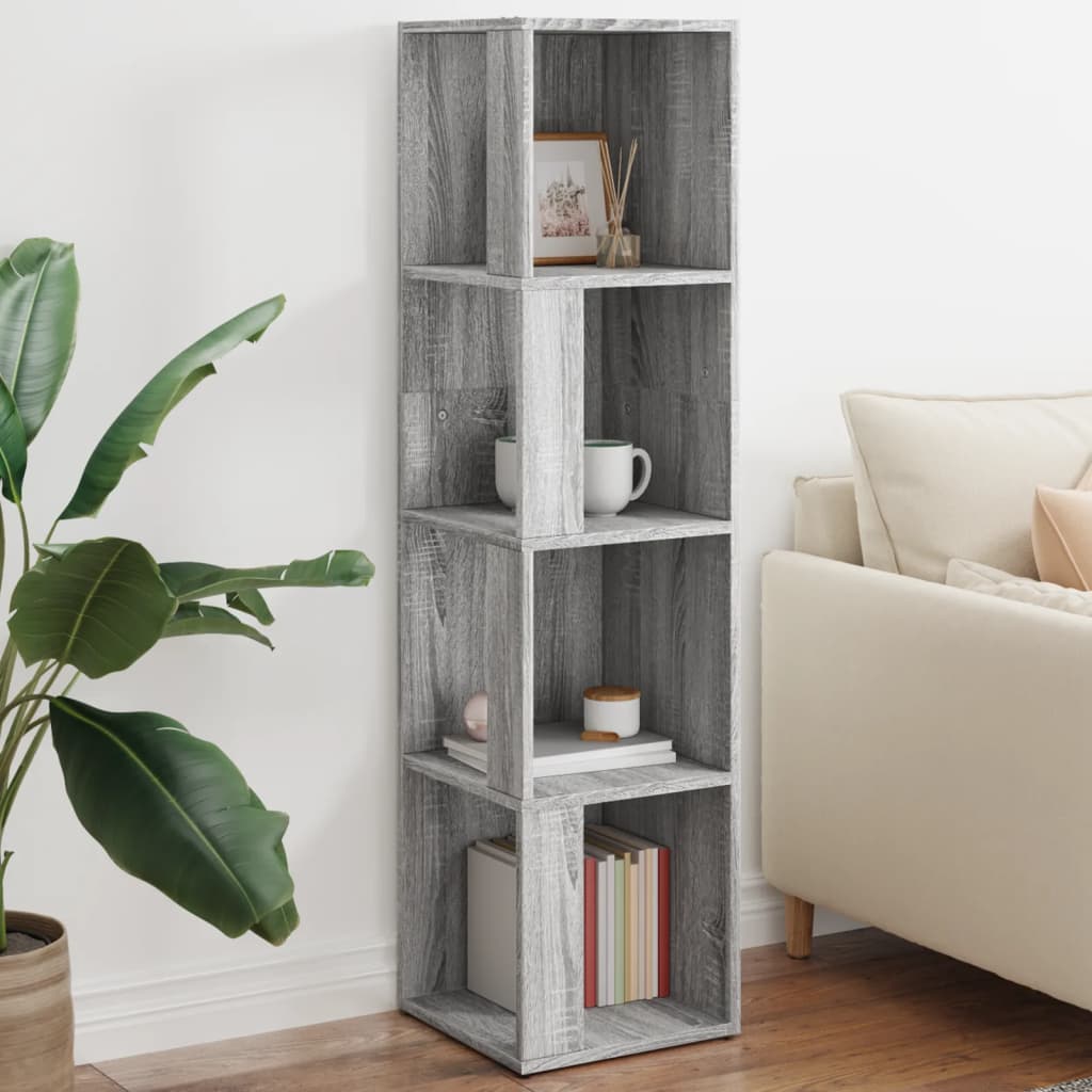 vidaXL Dulap colțar, gri sonoma, 33x33x132 cm, lemn prelucrat vidaXL Dulap colțar, gri sonoma, 33x33x132 cm, lemn prelucrat