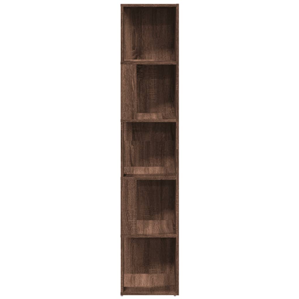 vidaXL Dulap colțar, stejar maro, 33x33x164,5 cm, lemn prelucrat vidaXL Dulap colțar, stejar maro, 33x33x164,5 cm, lemn prelucrat