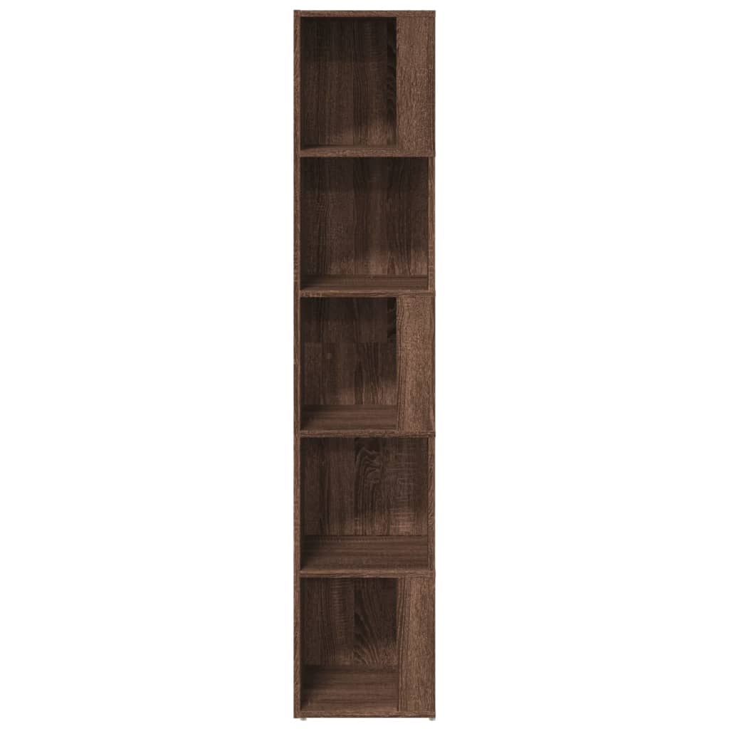 vidaXL Dulap colțar, stejar maro, 33x33x164,5 cm, lemn prelucrat vidaXL Dulap colțar, stejar maro, 33x33x164,5 cm, lemn prelucrat