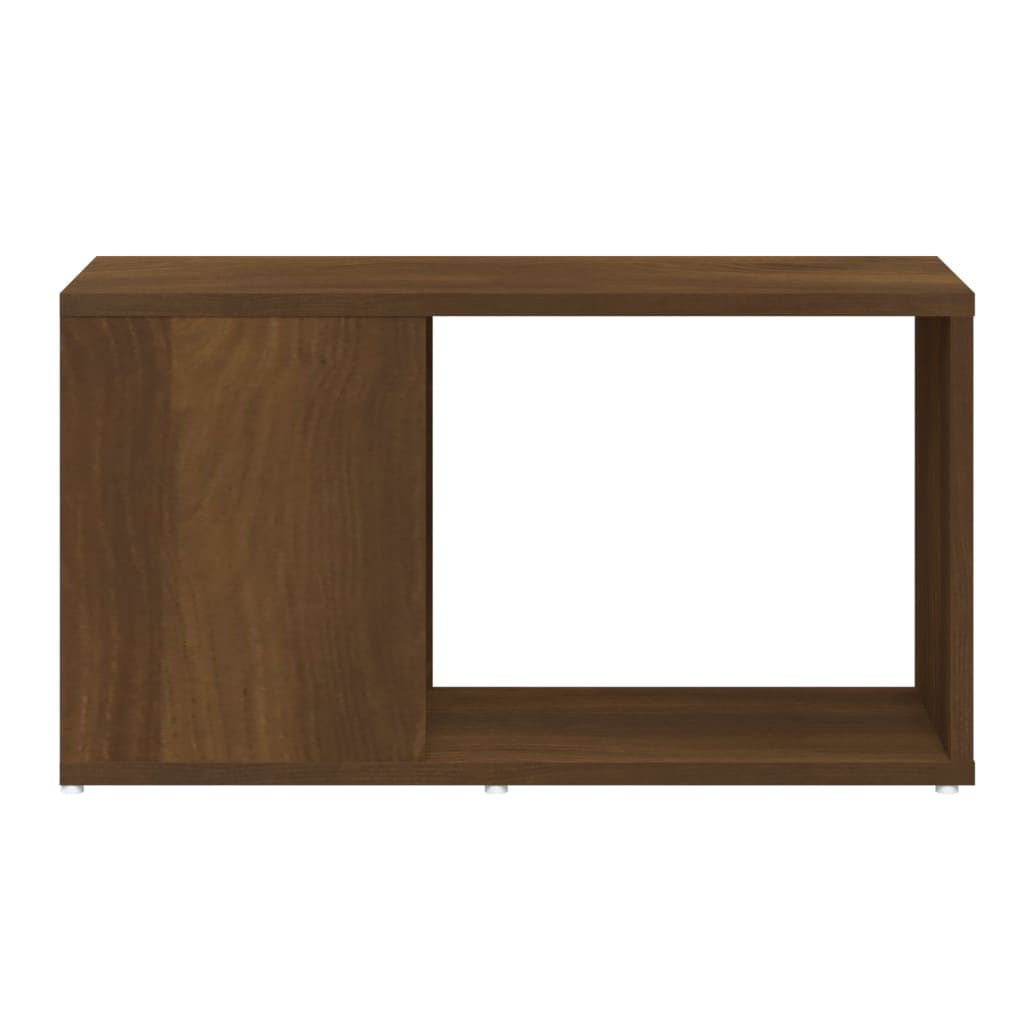 vidaXL Comodă TV, stejar maro, 60x24x32 cm, lemn compozit vidaXL Comodă TV, stejar maro, 60x24x32 cm, lemn compozit