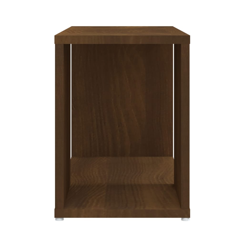 vidaXL Comodă TV, stejar maro, 60x24x32 cm, lemn compozit vidaXL Comodă TV, stejar maro, 60x24x32 cm, lemn compozit
