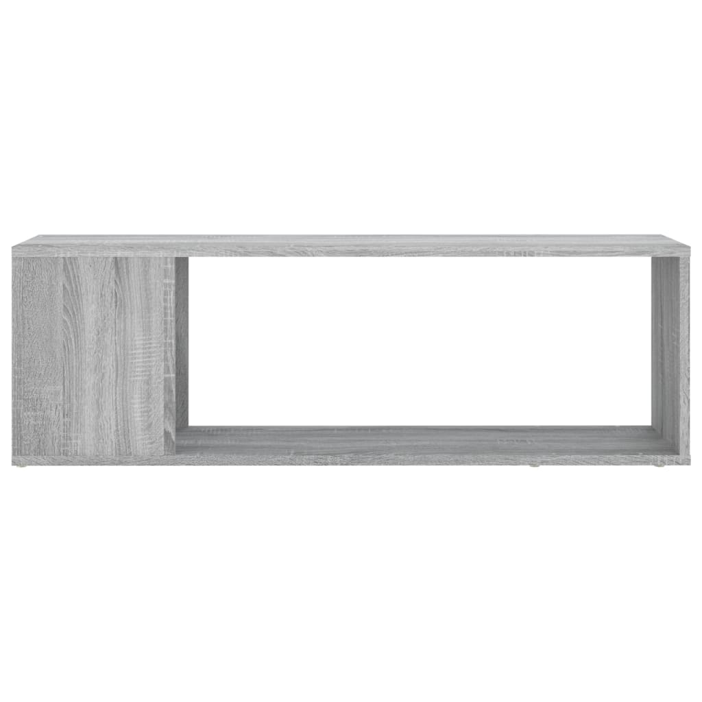 vidaXL Comodă TV, sonoma gri, 100x24x32 cm, lemn prelucrat vidaXL Comodă TV, sonoma gri, 100x24x32 cm, lemn prelucrat
