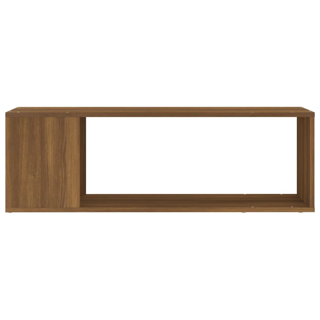 vidaXL Comodă TV, stejar maro, 100x24x32 cm, lemn prelucrat vidaXL Comodă TV, stejar maro, 100x24x32 cm, lemn prelucrat