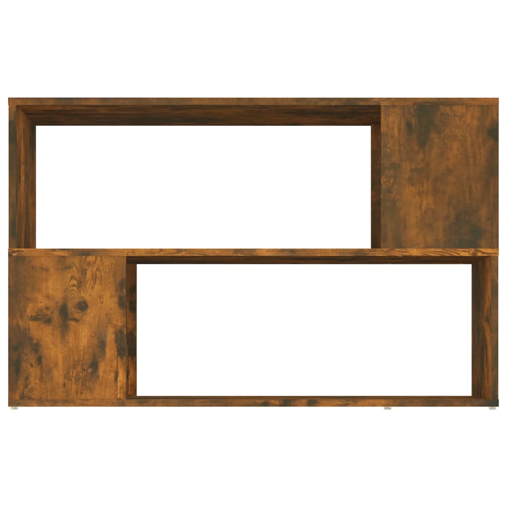 vidaXL Bibliotecă, stejar fumuriu, 100x24x63 cm, lemn prelucrat vidaXL Bibliotecă, stejar fumuriu, 100x24x63 cm, lemn prelucrat