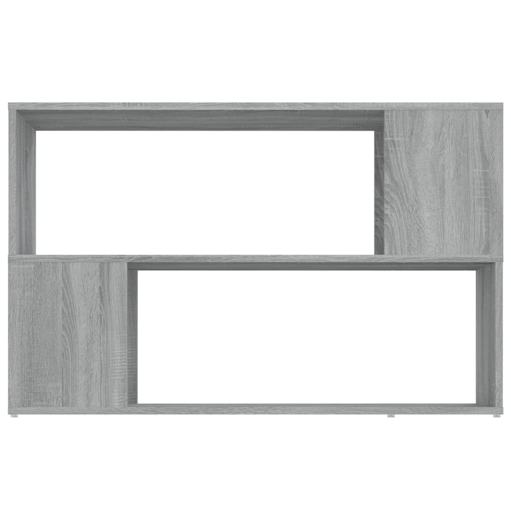 vidaXL Bibliotecă, gri sonoma, 100x24x63 cm, lemn prelucrat vidaXL Bibliotecă, gri sonoma, 100x24x63 cm, lemn prelucrat