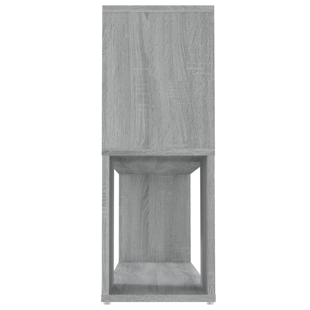 vidaXL Bibliotecă, gri sonoma, 100x24x63 cm, lemn prelucrat vidaXL Bibliotecă, gri sonoma, 100x24x63 cm, lemn prelucrat