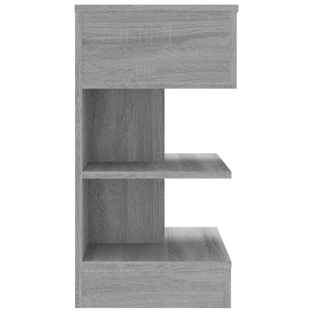 vidaXL Noptiere, 2 buc., gri sonoma, 40x35x65 cm, lemn prelucrat vidaXL Noptiere, 2 buc., gri sonoma, 40x35x65 cm, lemn prelucrat