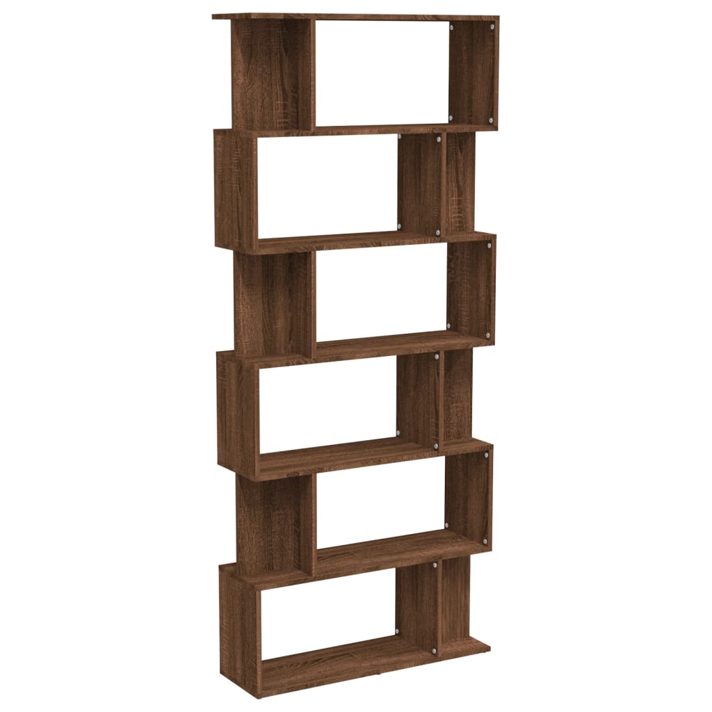 vidaXL Bibliotecă/Separator, stejar maro, 80x24x192 cm, lemn prelucrat vidaXL Bibliotecă/Separator, stejar maro, 80x24x192 cm, lemn prelucrat