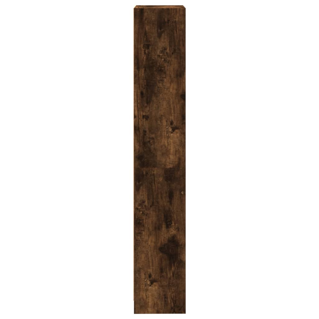 vidaXL Bibliotecă 4 niveluri stejar fumuriu 40x24x143 cm lemn compozit vidaXL Bibliotecă 4 niveluri stejar fumuriu 40x24x143 cm lemn compozit