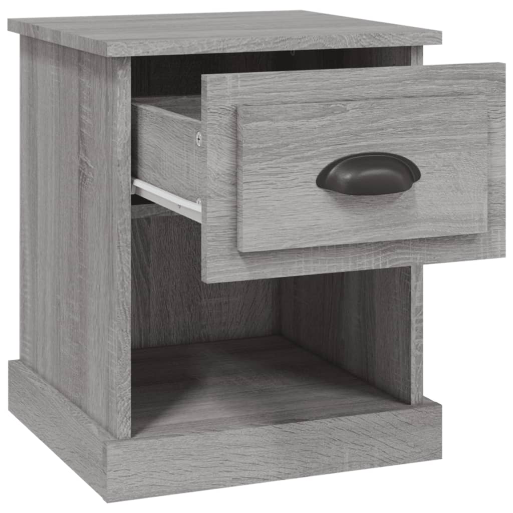 vidaXL Noptieră, gri sonoma, 39x39x47,5 cm, lemn prelucrat