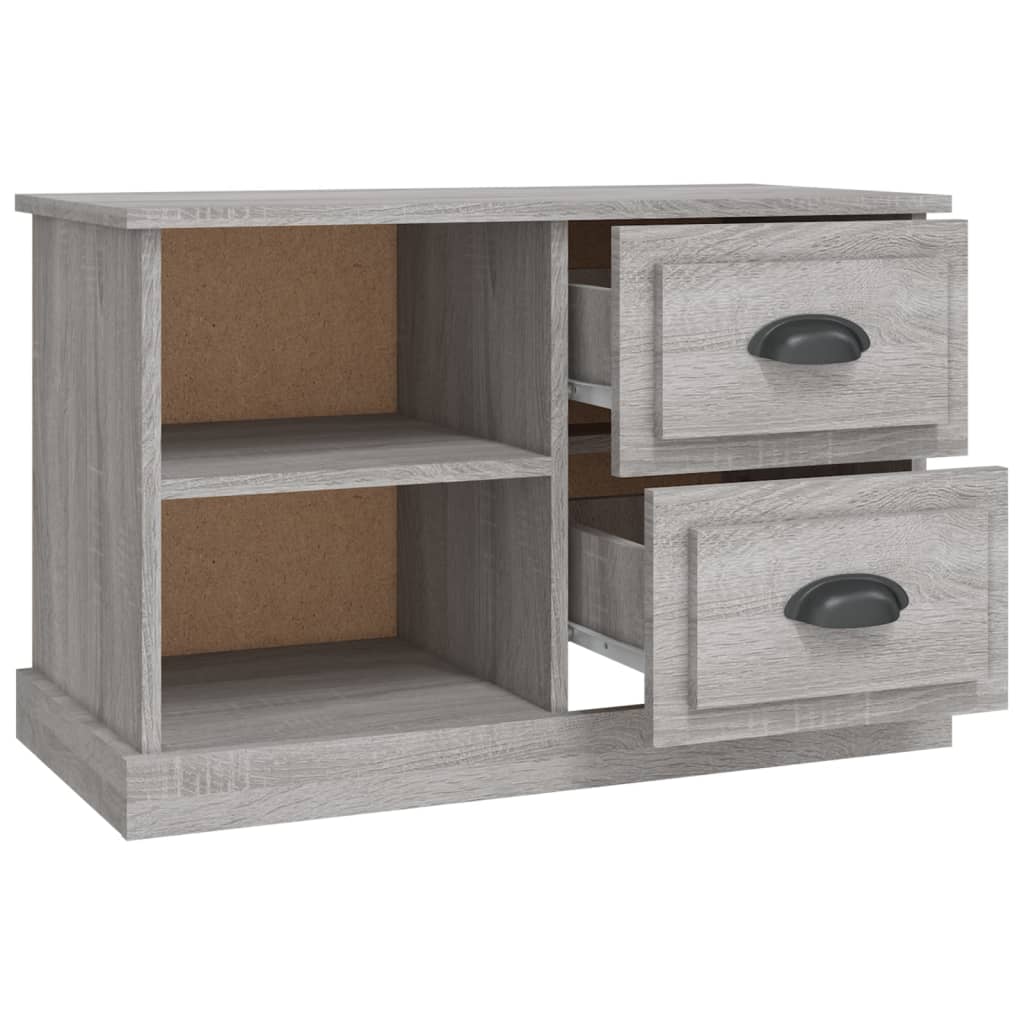 vidaXL Comodă TV, gri sonoma, 73x35,5x47,5 cm, lemn prelucrat vidaXL Comodă TV, gri sonoma, 73x35,5x47,5 cm, lemn prelucrat